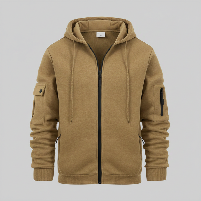 Felpa con Cappuccio da Uomo | Felpa Casual con Zip