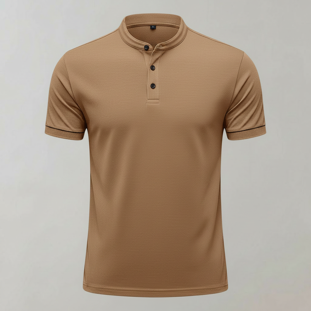 Polo Manica Lunga Uomo Elegante | Stile Casual Bianco