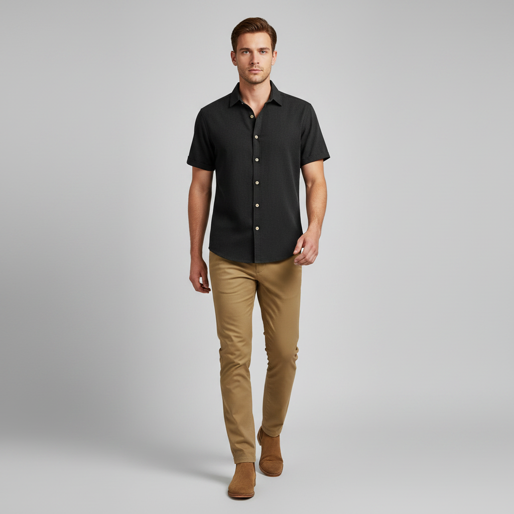 Camicia Estiva Casual da Uomo | Abbigliamento per il Tempo Libero