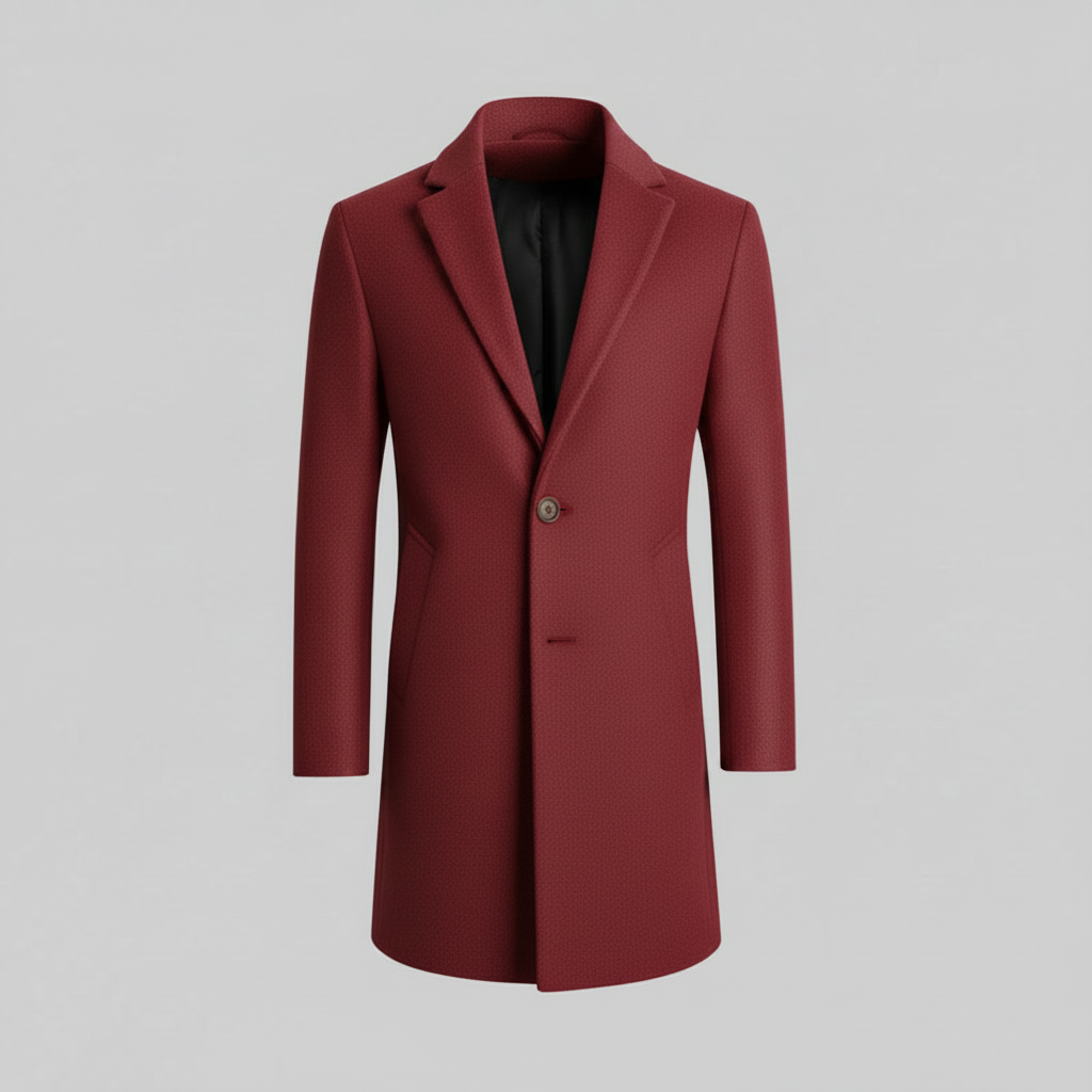 Cappotto Elegante Nero da Uomo | Cappotto Invernale Lungo