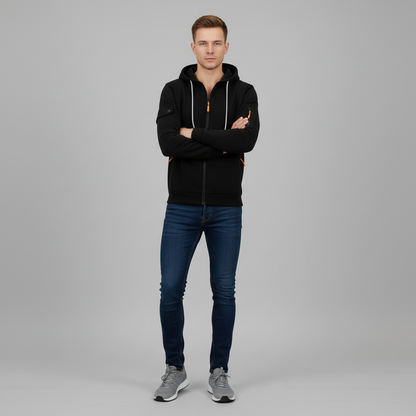 Felpa con Cappuccio da Uomo | Felpa Casual con Zip