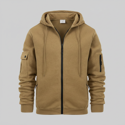 Felpa con Cappuccio da Uomo | Felpa Casual con Zip