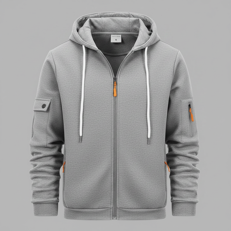 Felpa con Cappuccio da Uomo | Felpa Casual con Zip