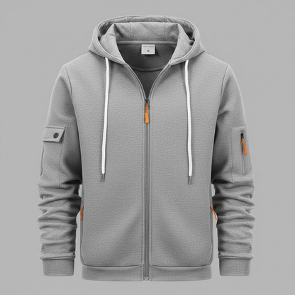 Felpa con Cappuccio da Uomo | Felpa Casual con Zip
