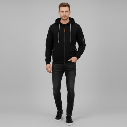 Felpa con Cappuccio da Uomo | Felpa Casual con Zip