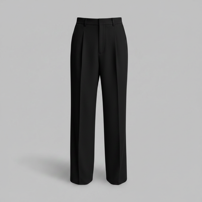 Pantaloni a Pieghe Uomo | Pantaloni Formali Dritti