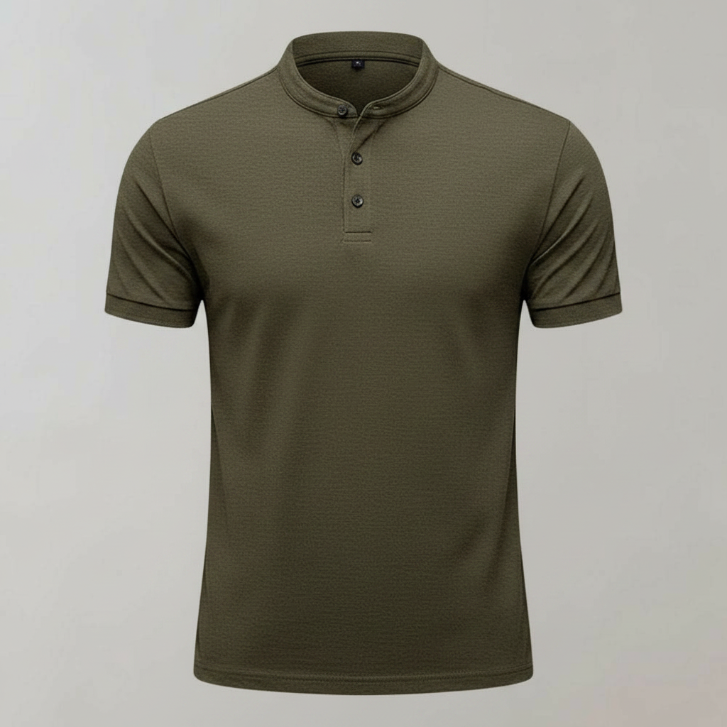 Polo Manica Lunga Uomo Elegante | Stile Casual Bianco