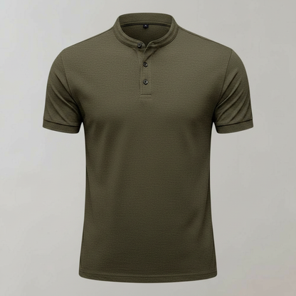 Polo Manica Lunga Uomo Elegante | Stile Casual Bianco