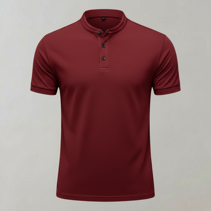 Polo Manica Lunga Uomo Elegante | Stile Casual Bianco