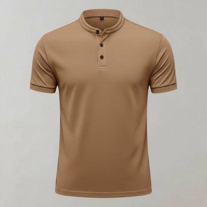 Polo Manica Lunga Uomo Elegante | Stile Casual Bianco