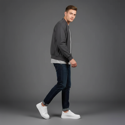 Sneakers Bianche con Plateau | Scarpe da Ginnastica Uomo